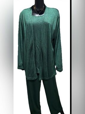 Le Moda black fleece & leopard print faux fur trimmed cape coat 1X 2X